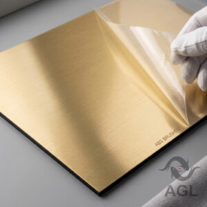 Brushed Gold ABS Sheet